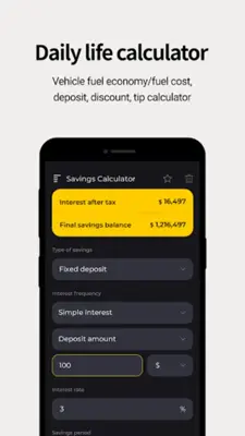 Smart Calculator-Multipurpose android App screenshot 2